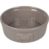 Flamingo Gamelle Chien Mabel Ceramique Taupe 15cm 640ml