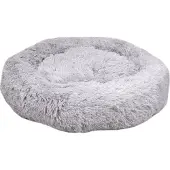 Flamingo Lit pour chien , modèle Krems, rond, gris clair, dimensions : 70 cm