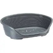 Ferplast Panier pour chien en plastique SIESTA DLX 6 gris foncé 70,5x52x23,5cm FP1pc