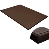 vidaXL Tapis pour chien Plat Rectangulaire Marron XL