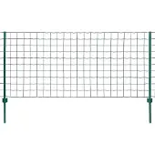vidaXL Clôture métallique acier 20 x 1,5 m vert