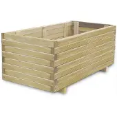 vidaXL Lit surélevé rectangulaire 100x50x40 cm bois