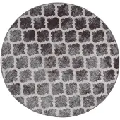 vidaXL Tapis lavable antidérapant φ120 cm multicolore