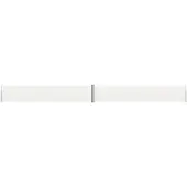 vidaXL Marquise latérale extensible 140x1200 cm Crème