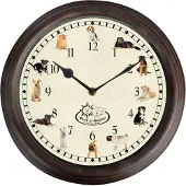 Esschert Design Horloge musicale - Chien - D 30 cm