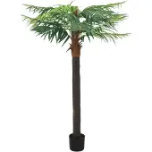 vidaXL Palmier Phoenix artificiel avec pot 215 cm Vert