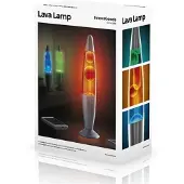 InnovaGoods Lampe à Lave Bleu - Lampe a Lave 2 Ampoules Incluses |