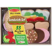 Melissa and doug Aliments En Feutre - Ensemble De Préparation De Sandwichs