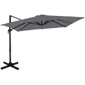Vonroc Parasol cantilever Pisogne 300x300cm - Premium parasol | Gris