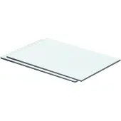 vidaXL Panneaux d'étagère 2 pcs Verre Transparent 40 x 20 cm