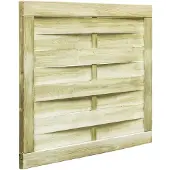 vidaXL Portillon de jardin Bois de pin imprégné 100x75 cm Vert