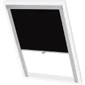 vidaXL Store d'obscurcissement noir CK04