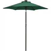 vidaXL Parasol avec éclairage LED vert 200x211 cm Alu