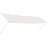 vidaXL Auvent rétractable 400x150 cm Crème