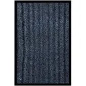 vidaXL Paillasson rayé Bleu 80x120 cm