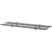 vidaXL Étagères murales 2 pcs Verre 90 x 10 cm 8 mm