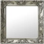 vidaXL Miroir mural style baroque 50x50 cm Argenté