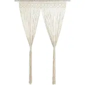vidaXL Rideau en macramé 140x240 cm Coton