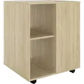 vidaXL Armoire à roulettes Chêne Sonoma 60x53x72 cm Aggloméré