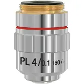 Bresser - OBJECTIF DIN PLAN ACHROMATIQUE PL 4X POUR MICROSCOPE