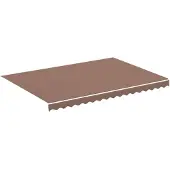 vidaXL Tissu de store brun 3,5x2,5 m