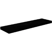 vidaXL Étagère murale flottante Noir brillant 90x23,5x3,8 cm MDF