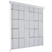 vidaXL Store roulant de douche 120x240 cm Carré