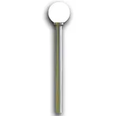 vidaXL Candélabre de jardin 1 flamme 110 cm