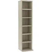 vidaXL Armoire à CD Chêne sonoma 21x20x88 cm Bois d'ingénierie