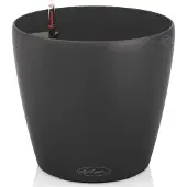 Lechuza Pot de Plante Circulaire en Polypropylene Gris Lechuza