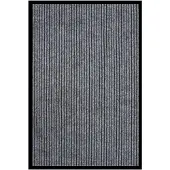 vidaXL Paillasson rayé Gris 80x120 cm