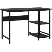 vidaXL Bureau informatique, Noir, 105X55X72 Cm, Mdf et Métal Lumarko !