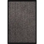 vidaXL Paillasson rayé Beige 80x120 cm