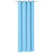 vidaXL Rideau occultant avec œillets métalliques 270 x 245 cm Turquoise