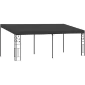 vidaXL pavillon mural 6x3x,5 m gris anthracite