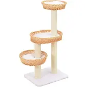 vidaXL Arbre à chat Sisal Saule naturel