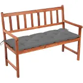 vidaXL Banc de jardin avec support 120 cm bois massif acacia