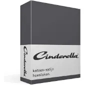 Cinderella Drap-Housse Cinderella Anthracite (Satin)-100 x 210 cm