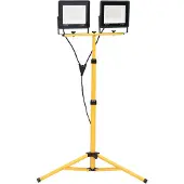 vidaXL Projecteur LED avec trépied 2x100 W blanc froid