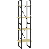 vidaXL Bibliothèque à 4 niveaux 40x30x140 cm Bois de pin massif