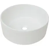 vidaXL Lavabo rond en céramique blanc 40 x 15 cm
