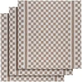 De Witte Lietaer Torchons De Witte Lietaer Groom Blanc et Marron (3 unités)