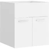 vidaXL Meuble sous-lavabo blanc 41x38,5x46 cm Bois composite