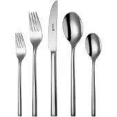 Sola Ensemble de couverts - en inox 18/10 - Montreux - 6 personnes - 50 pièces