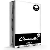 Cinderella Drap Housse Lit Articulé Cinderella White (Jersey)-200 x 200/210 cm