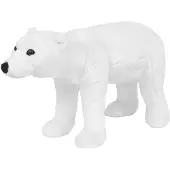 vidaXL Peluche Ours polaire debout Peluche blanche XXL