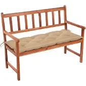 vidaXL Banc de jardin avec support 120 cm bois massif acacia