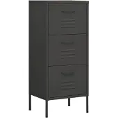 vidaXL Armoire de rangement Anthracite 42,5x35x101,5 cm Acier