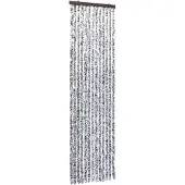 vidaXL Rideau anti-insectes brun et beige 56x185 cm chenille
