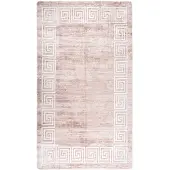 vidaXL Tapis lavable antidérapant 190x300 cm beige
